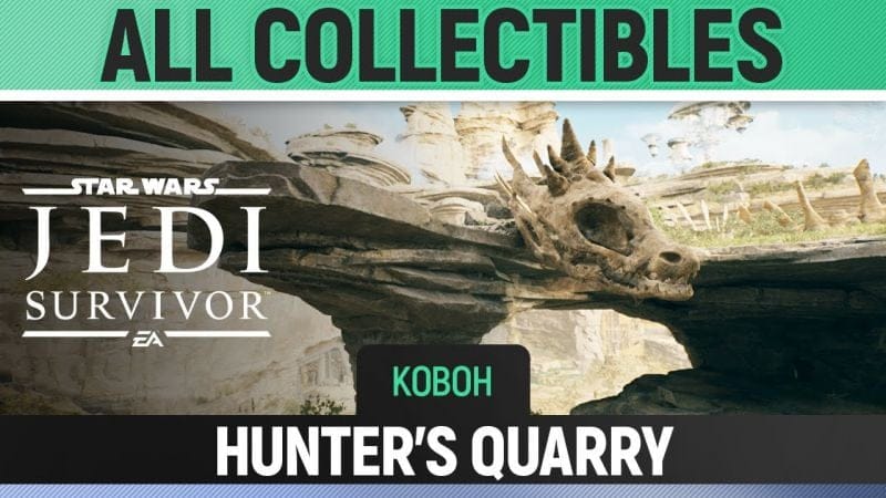 Star Wars Jedi: Survivor - Hunter's Quarry - All Collectibles (Koboh)