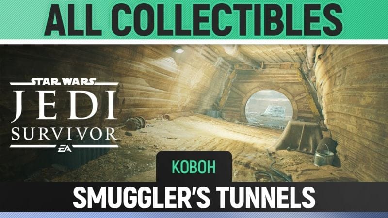 Star Wars Jedi: Survivor - Smuggler's Tunnels - All Collectibles (Koboh)