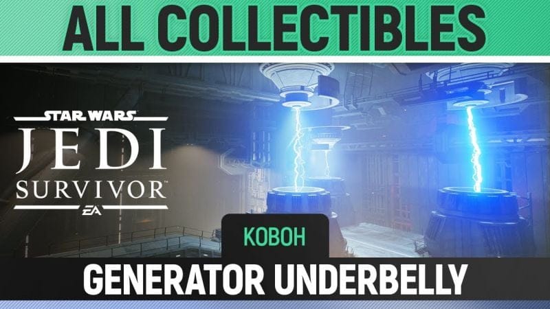 Star Wars Jedi: Survivor - Generator Underbelly - All Collectibles (Koboh)