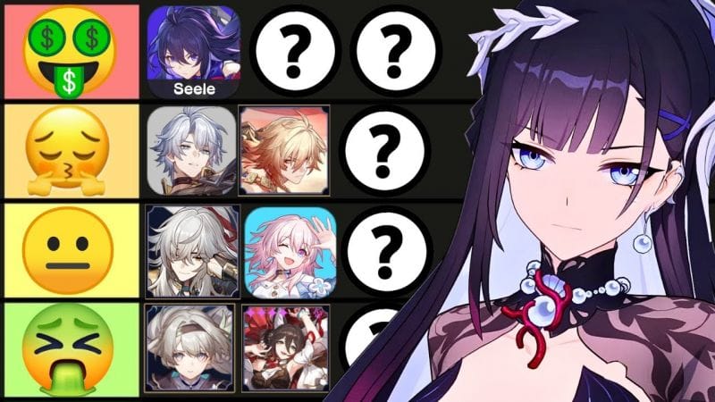 Ma TIER-LIST des personnages sur HONKAI STAR RAIL