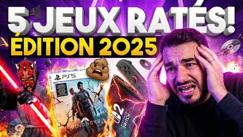 5 JEUX VIDÉO FOIRÉS en 2025 !
