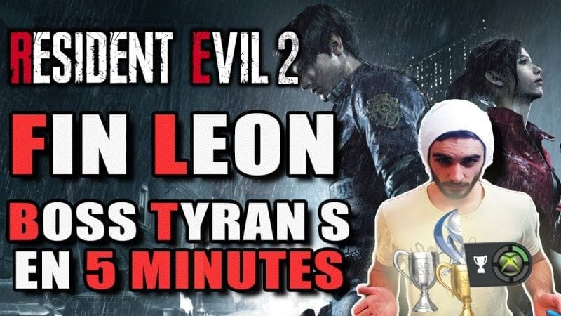 RESIDENT EVIL 2 - VAINCRE LE BOSS TYRANT S EN 5 MINUTES ! FIN LÉON ( En Un Clin D'oeil ) GUIDE