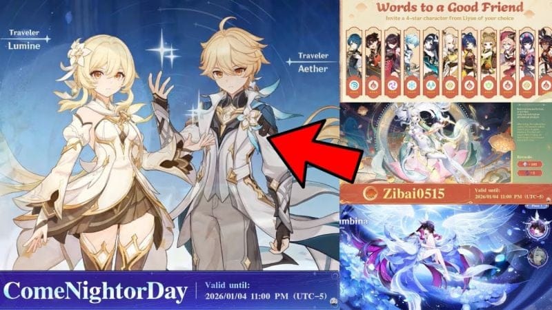 ✅OFFICIAL!! REEDEEM CODES 300 PRIMOGEMS & 6.3 BANNERS + FREE TRAVELLER SKIN - Genshin Impact