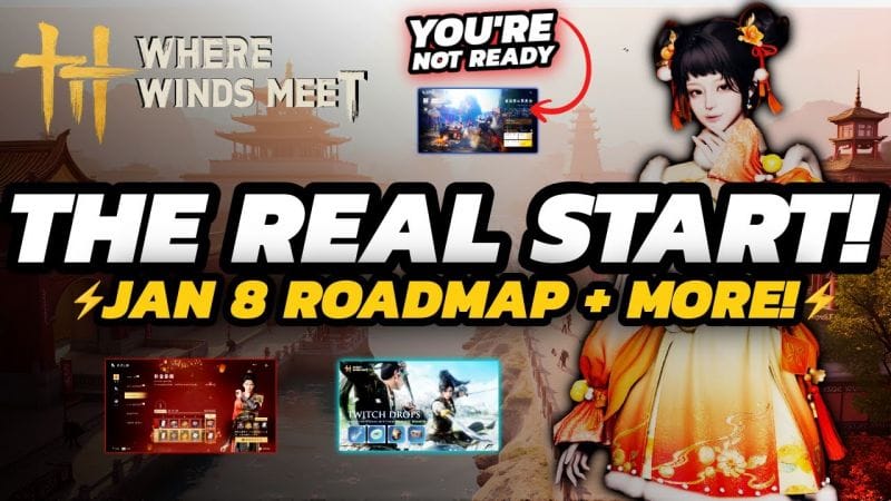 Where Winds Meet - THIS IS IT | Jan 8 Update | Guild WARS + MORE