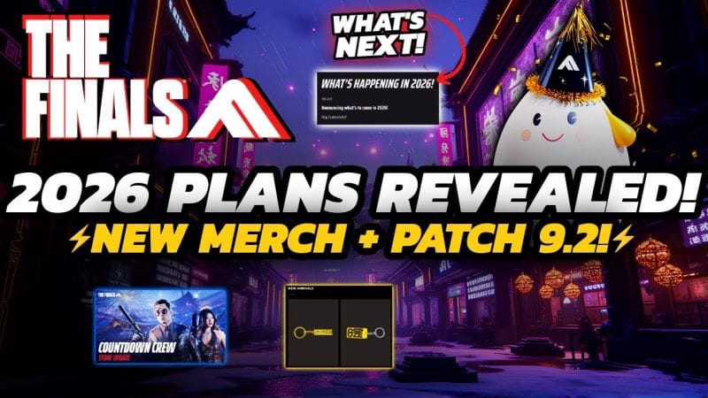 THE FINALS - What’s Next in 2026 | NEW Merch, MODE + Patch 9.2