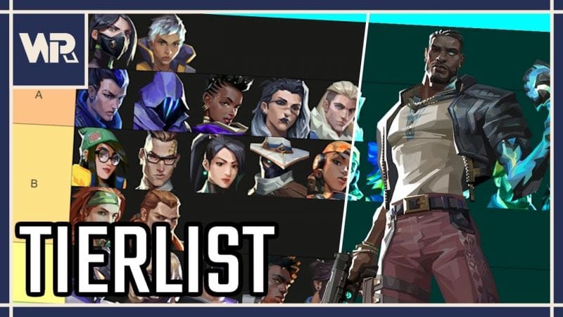 TIERLIST DES AGENTS DE VALORANT (new VETO, new HARBOR)