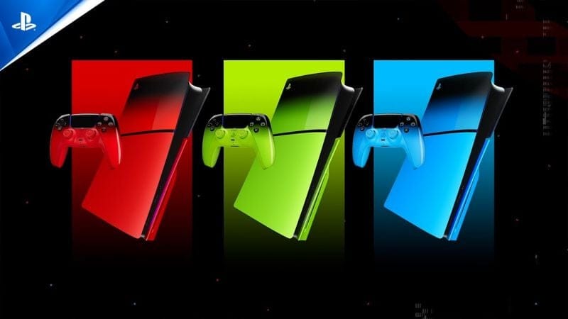 Sony dévoile une nouvelle gamme de couleurs pour les façades et la manette DualSense de la PS5