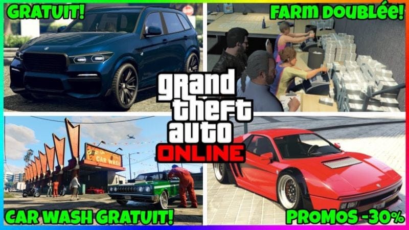 PROMO ET BONUS GTA ONLINE DE LA SEMAINE DU 8/1 & BUSINESS GRATUIT SUR GTA5 ONLINE !!