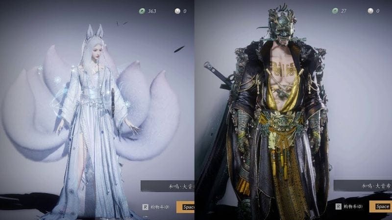 WHERE WINDS MEET: New OUTFIT Nine-Tailed White Fox (Upcoming Draw Global)