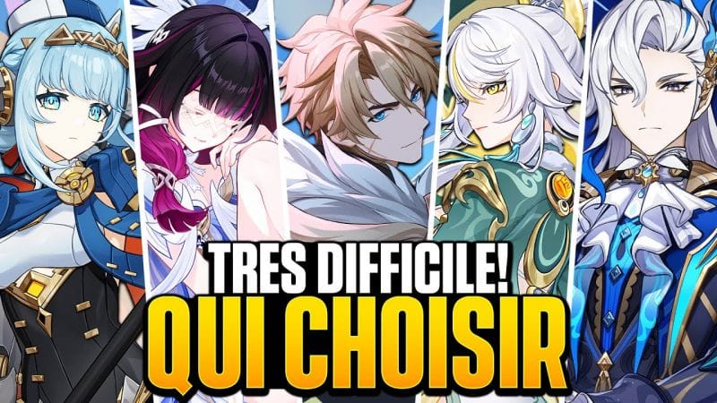 BIEN CHOISIR SON 5★ ! Columbina, Zibai, Ineffa, Neuvillette ou VARKA (Genshin Impact 6.3)