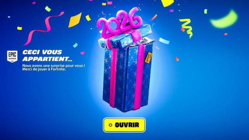 Récupère *VITE* ton CADEAU 2026 sur Fortnite !!