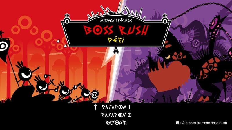 Patapon 1+2 Replay : aperçu du mode Boss Rush
