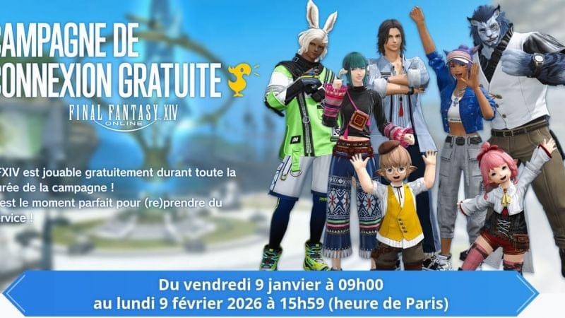Connexion gratuite pendant 4 jours