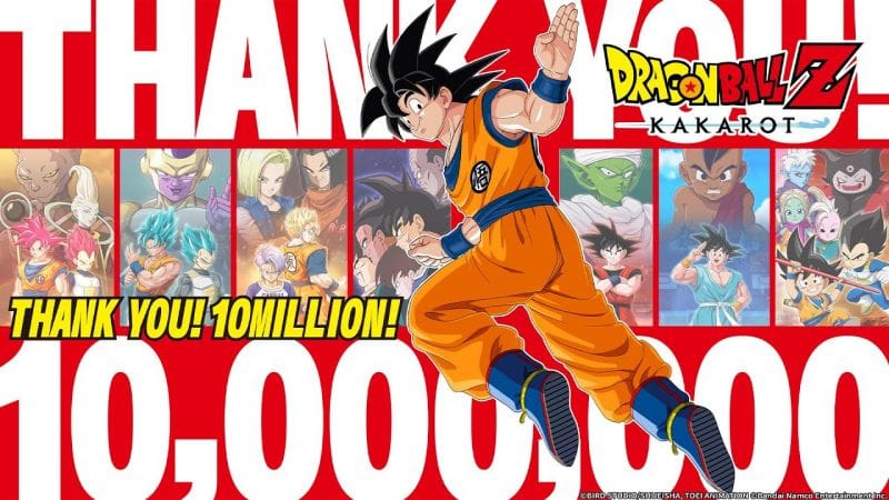 Dragon Ball Z: Kakarot dépasse les 10 millions de ventes juste avant la sortie de son deuxième DLC Dragon Ball Daima