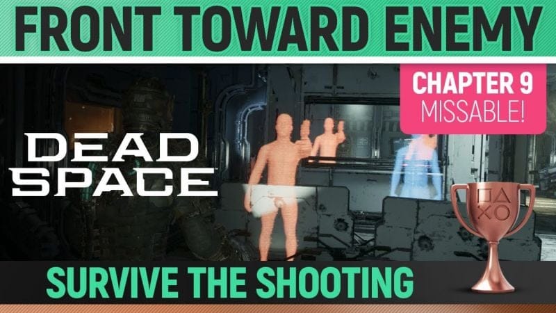 Dead Space Remake - Front Toward Enemy (Missable!) 🏆 Trophy Guide - Shooting Gallery (Chapter 9)