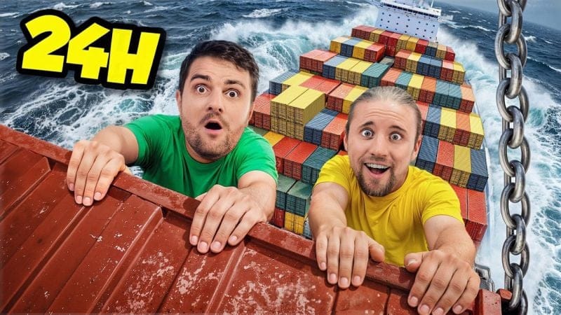 24H SUR UN BATEAU CARGO (en pleine mer)