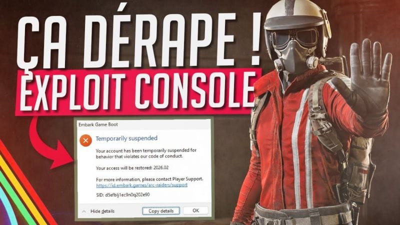 ARC Raiders : VAGUE de BANS ! Triche via la Console Dev et Mode FPS ?