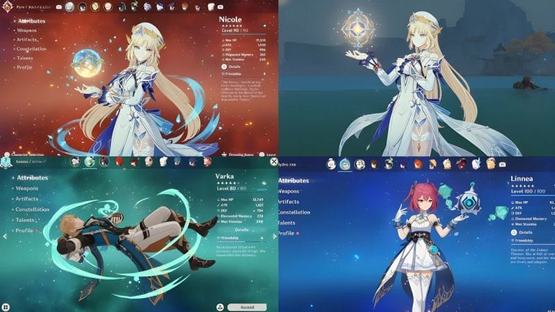 VARKA GAMEPLAY & LINNEA, NICOLE GAMEPLAY ABILITIES UPDATES! | GENSHIN IMPACT