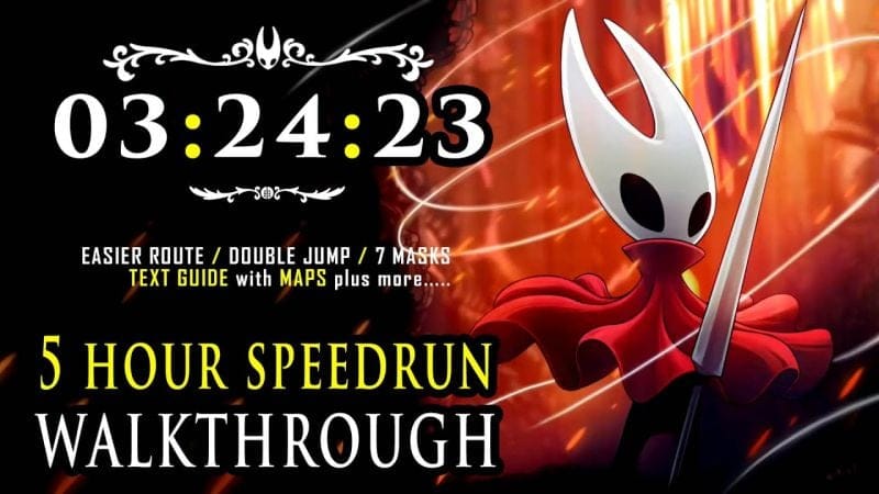 HOLLOW KNIGHT SILKSONG - 5 Hour Speedrun Guide - 03:24:23
