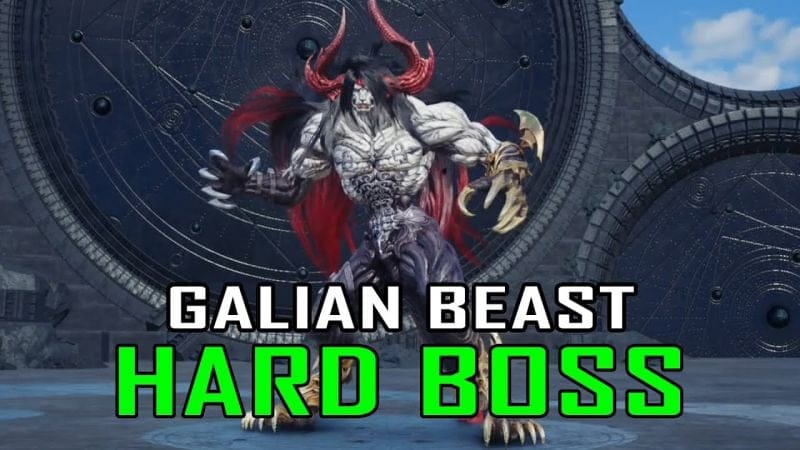 Final Fantasy 7 Rebirth - EASY WAY to defeat GALIAN BEAST on Hard Mode