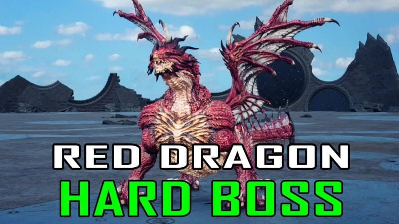 Final Fantasy 7 Rebirth - EASY WAY to defeat RED DRAGON on Hard Mode