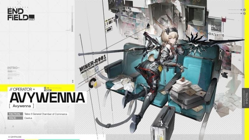 Avywenna Arknights Endfield : meilleure équipe, meilleur équipement, cadeau… Notre guide pour optimiser la construction de ce personnage électrique