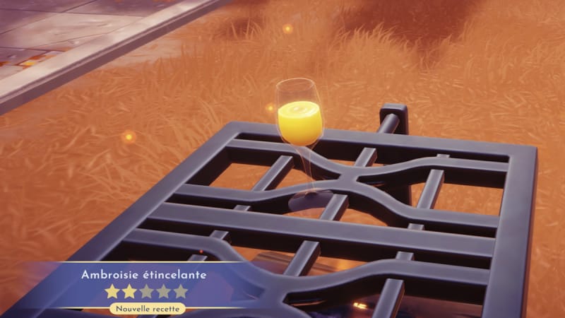 Ambroisie étincelante Dreamlight Valley : comment préparer cette recette 2 étoiles ?