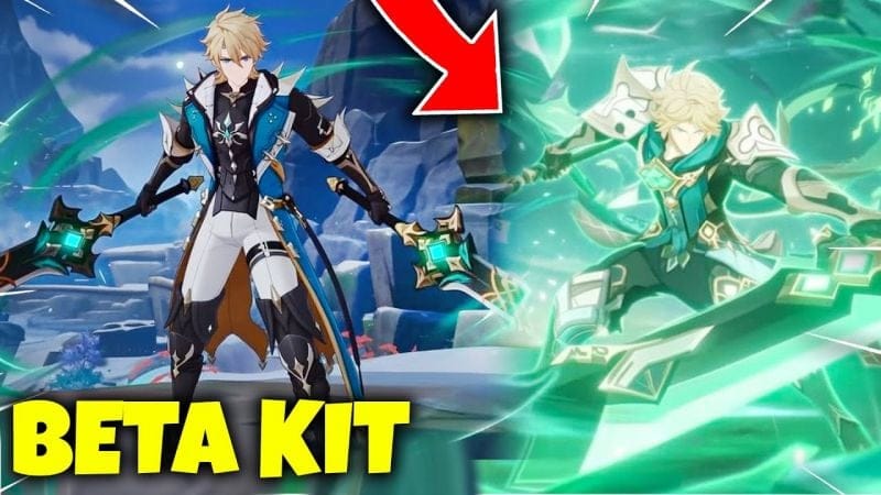 JUST IN! VARKA USES DUAL WIELD CLAYMORE! VARKA USES 5 ELEMENTS! FULL KIT - Genshin Impact