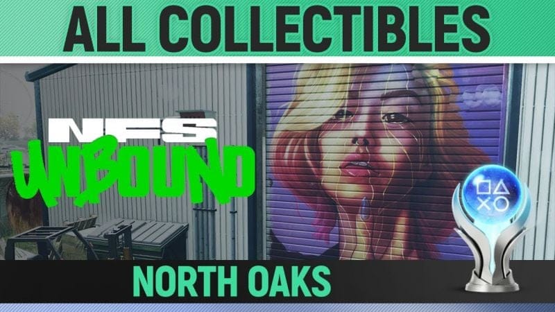 Need for Speed Unbound - North Oaks - All Collectibles 🏆 Bear Champs, Street Art, Billboards