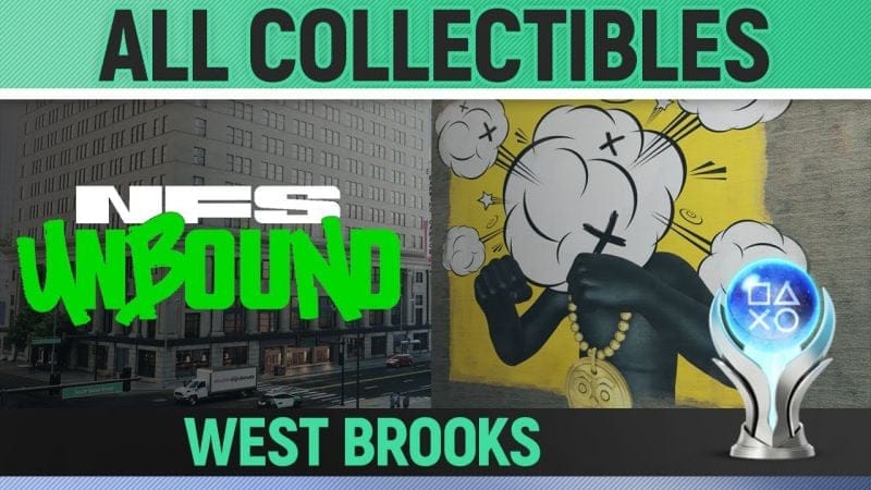 Need for Speed Unbound - West Brooks - All Collectibles 🏆 Bear Champs, Street Art, Billboards