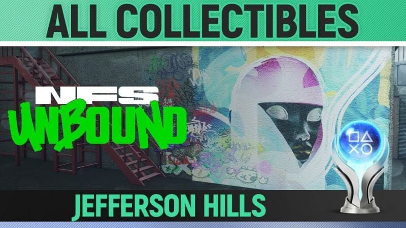 Need for Speed Unbound - Jefferson Hills - All Collectibles 🏆 Bear Champs, Street Art, Billboards
