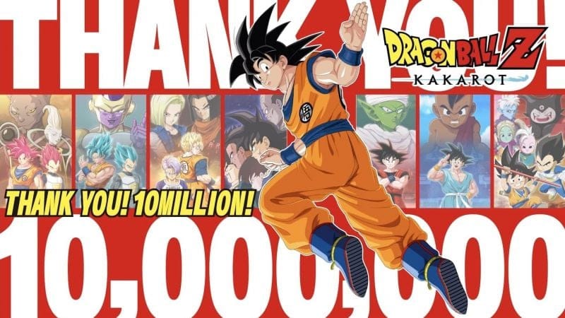 DRAGON BALL Z: KAKAROT s'est vendu à plus de 10 millions d'exemplaires - IG News
