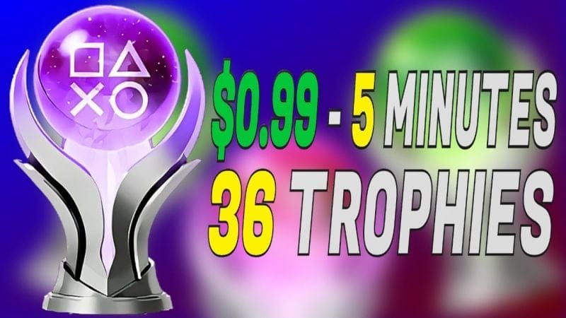 New Easy $1 Platinum Game | 36 Trophies in 5 Min - Nik and Kit Kit's Adventure Quick Trophy Guide