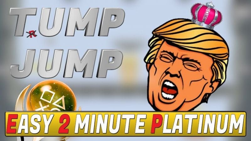 Easy & Cheap 2 Minute Platinum Game - Tump Jump Trophy Guide - Stackable PS4, PS5