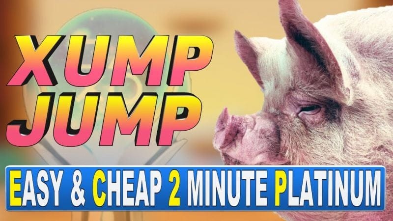 Easy & Cheap 2 Minute Platinum Game - Xump Jump Trophy Guide - Stackable PS4, PS5