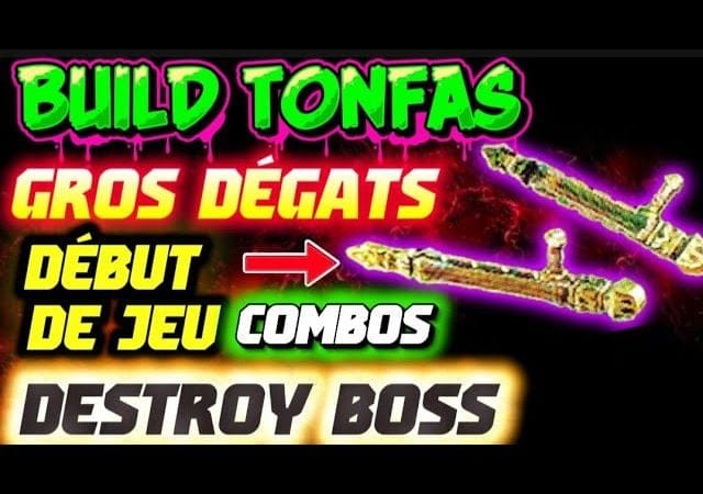Nioh 3: BUILD TONFAS DÉBUT DE JEU GROS DPS 😱😍