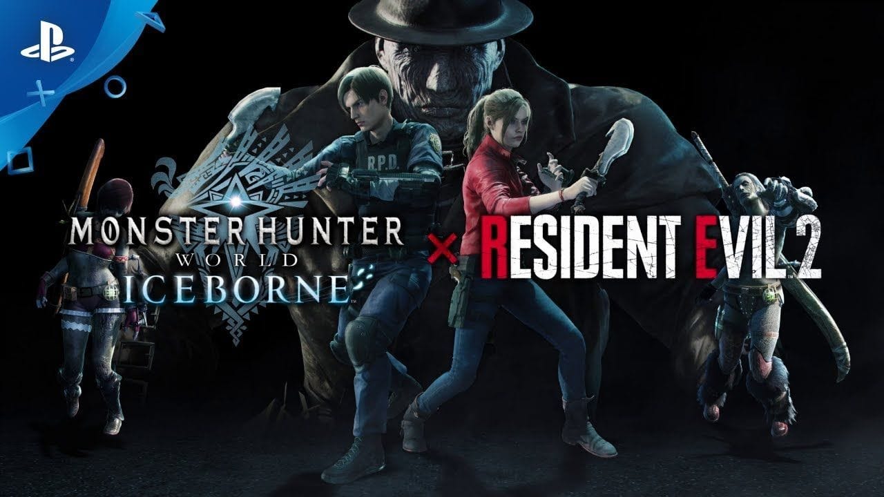 Monster Hunter World: Iceborne x Resident Evil 2 | Leon & Claire | PS4