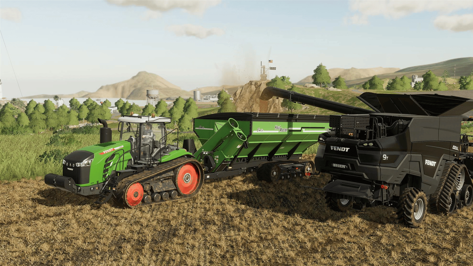 Faucher et charger avec la Riberi RS100RB sur Farming Simulator 19 - SimulAgri.fr