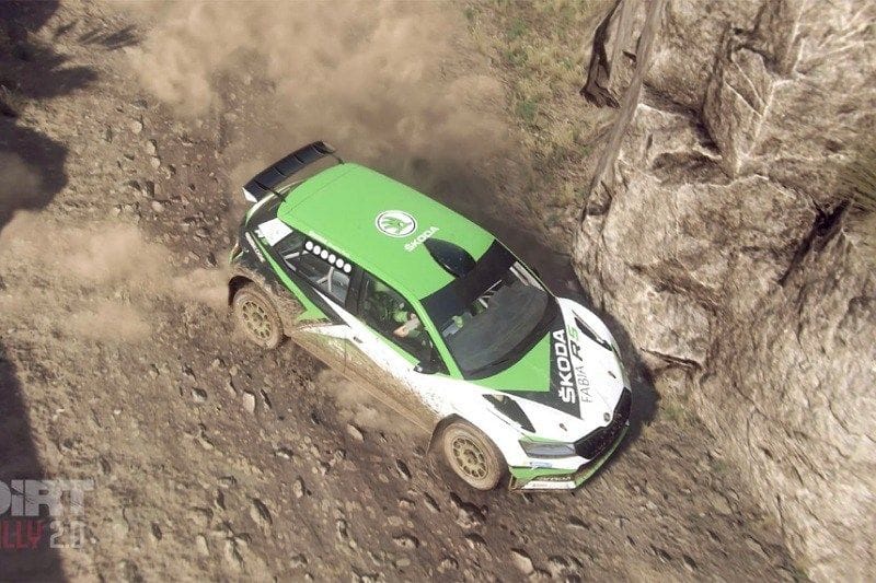 Skoda Motorport lance son défi sur Dirt Rally 2.0