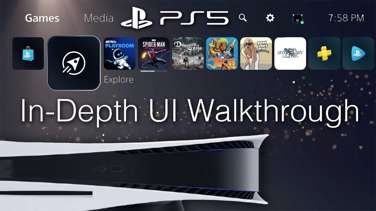 PlayStation 5 UI Walkthrough (60FPS) - PS Store, PS Plus, PS Now, Settings, Etc.