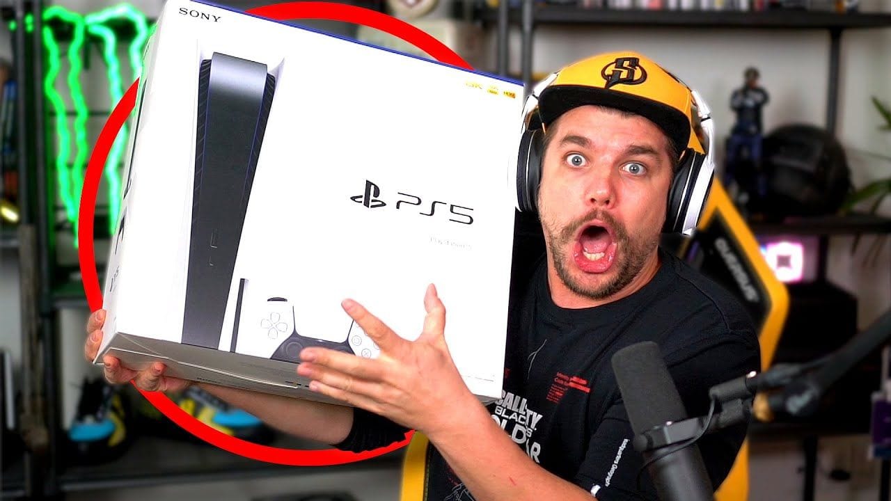 UNBOXING DE LA PS5 !! (Teste de la Manette dans le menu et jeu Astro)