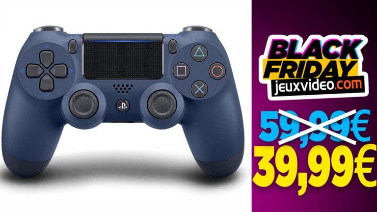 Black Friday : La DualShock 4 Midnight Blue de retour à 39,99€ chez Amazon