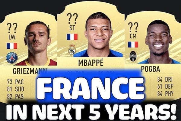 FIFA 21 : Ce à quoi ressembleront les Français dans 5 ans