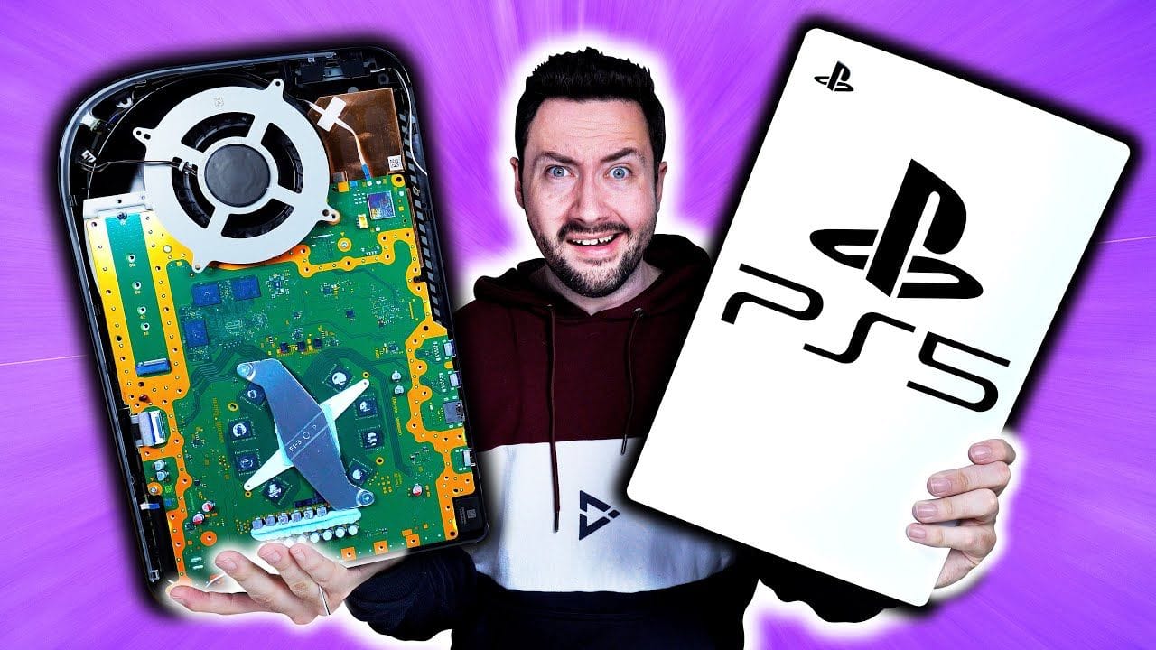 J'ouvre la PlayStation 5 ! (incroyable l'intérieur de la PS5)