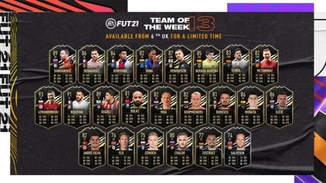 FIFA 21 : TOTW 13 : Kimpembe, Lewandowski et Benzema cartonnent - FIFA 21 - GAMEWAVE