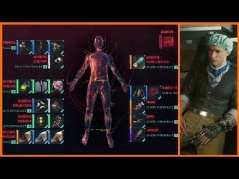 Cyberpunk 2077 - Localisation Matériels Cyber Légendaire & Charcudoc