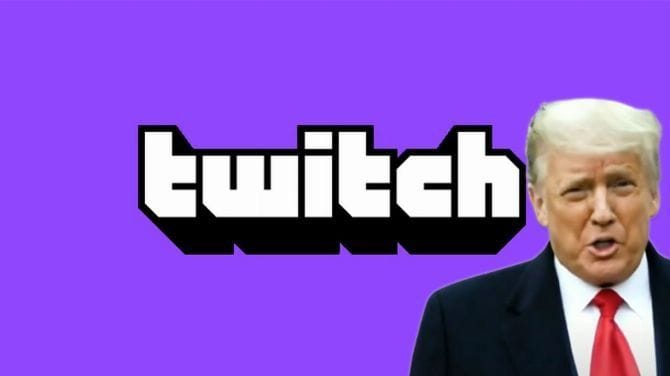 Twitch : La chaîne de Donald Trump suspendue