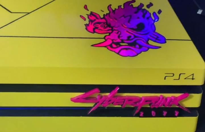 Gamer Mods PS4 Pro With Cyberpunk 2077 Motif And Water Cooler - PlayStation Universe