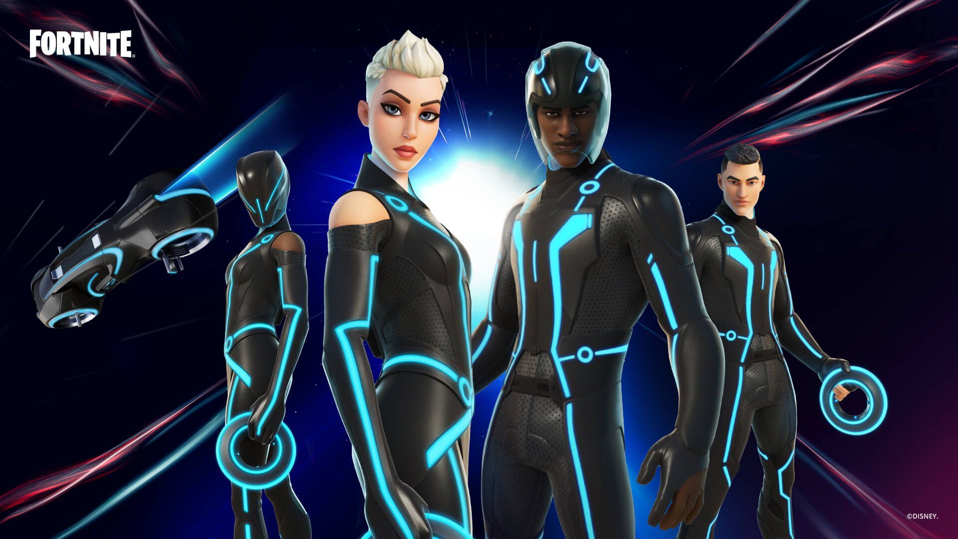Tron vient déployer la Grille dans Fortnite