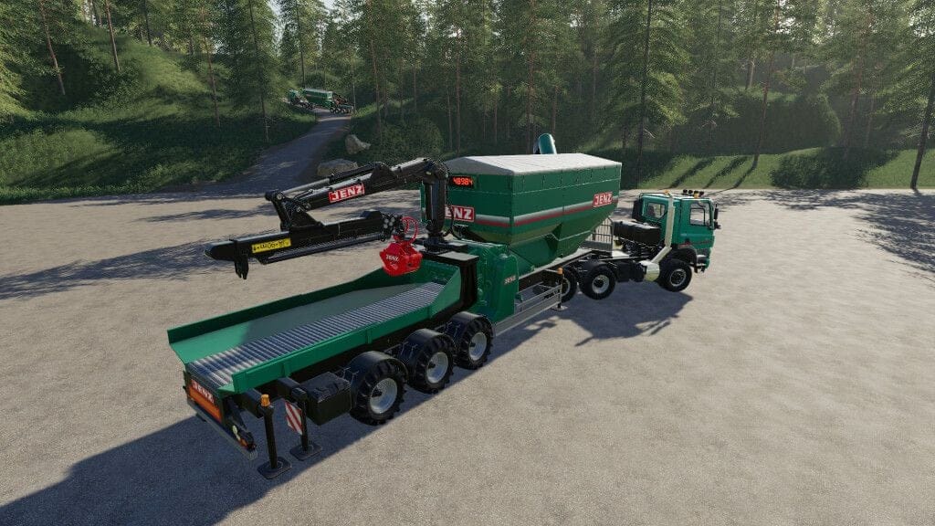 Jenz Wood Crusher, le tout-en-un du forestier FS 19 - SimulAgri.fr